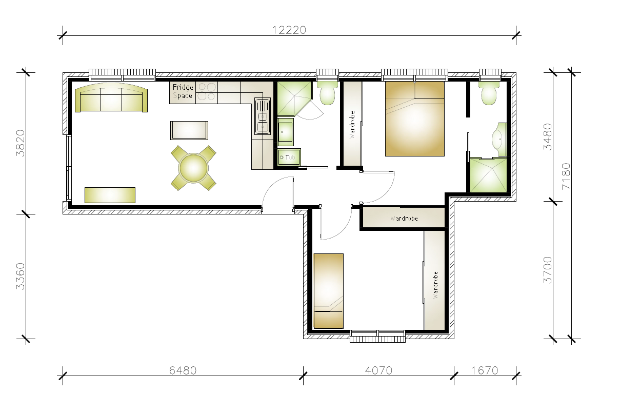 Cherrybrook granny flat floor plan