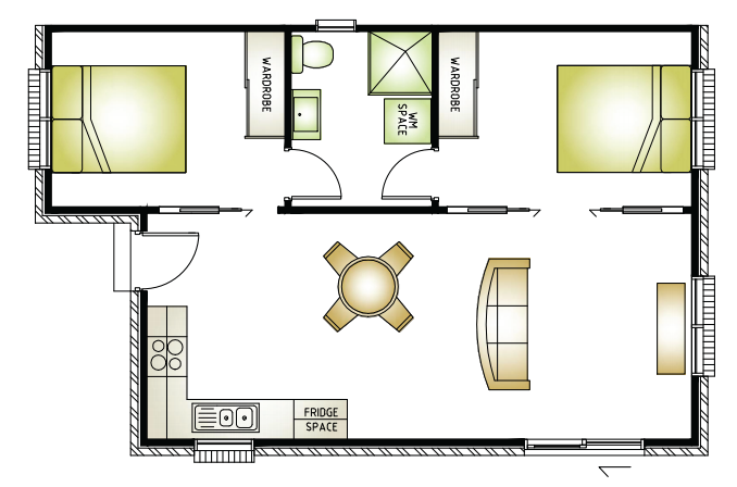 Granny flat solutions floor plan