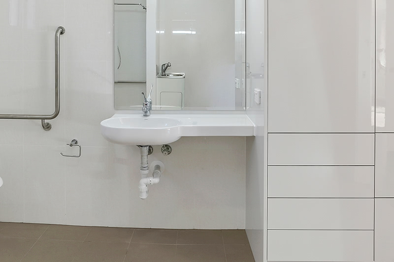 accessible bathroom sink