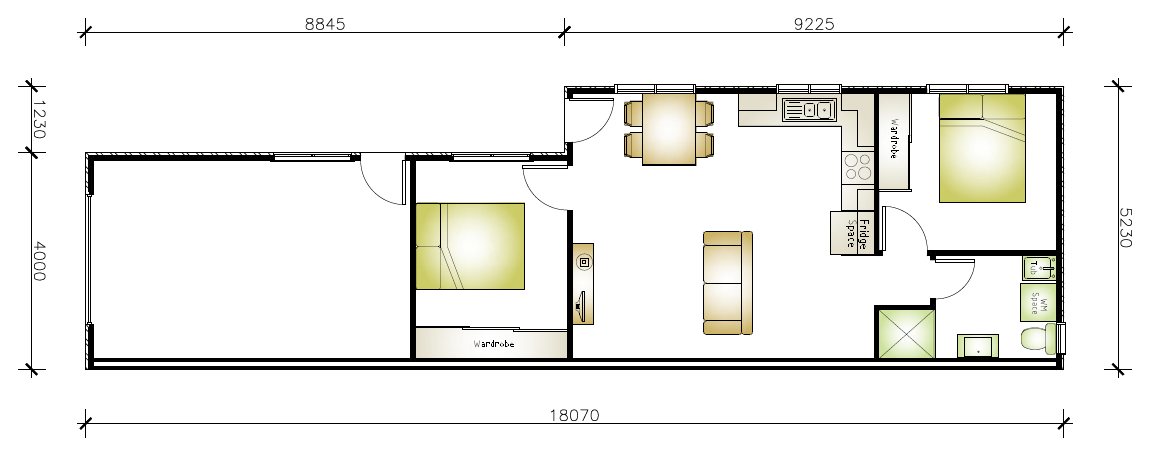 granny flat floor plan Baulkham Hills