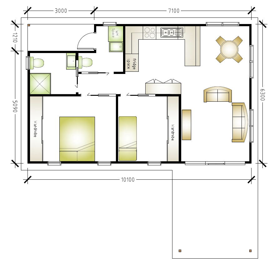 Cromer granny flat floor plan