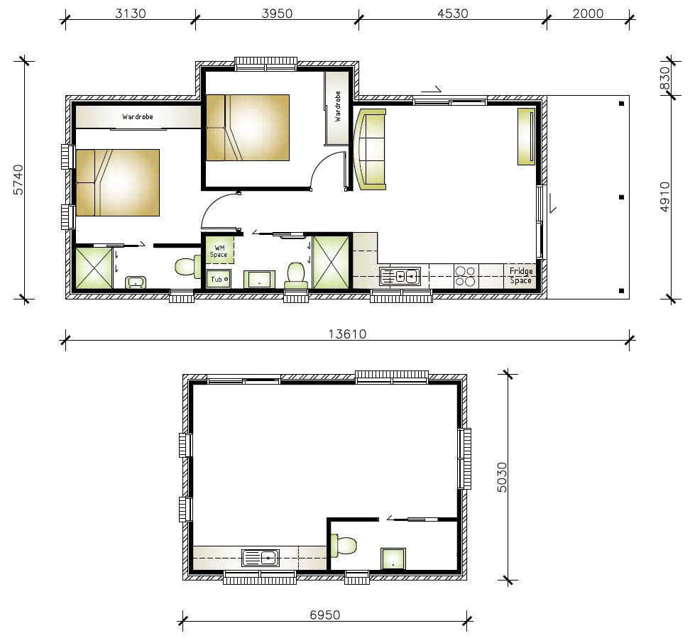 Ryde granny flat floor plan