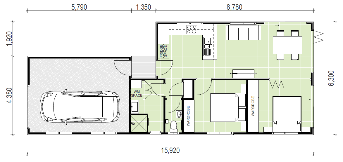 Finch 18 floor plan