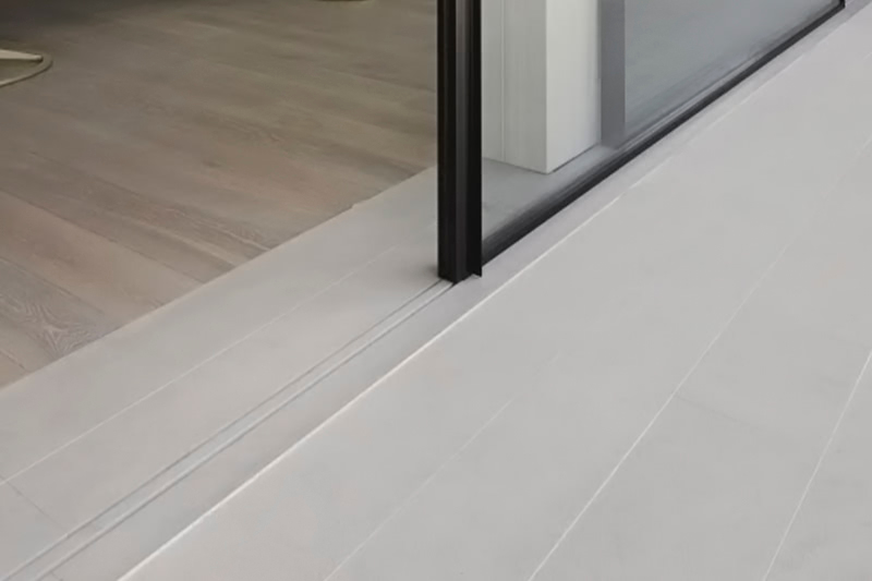 sliding door that allows wheelchair entry