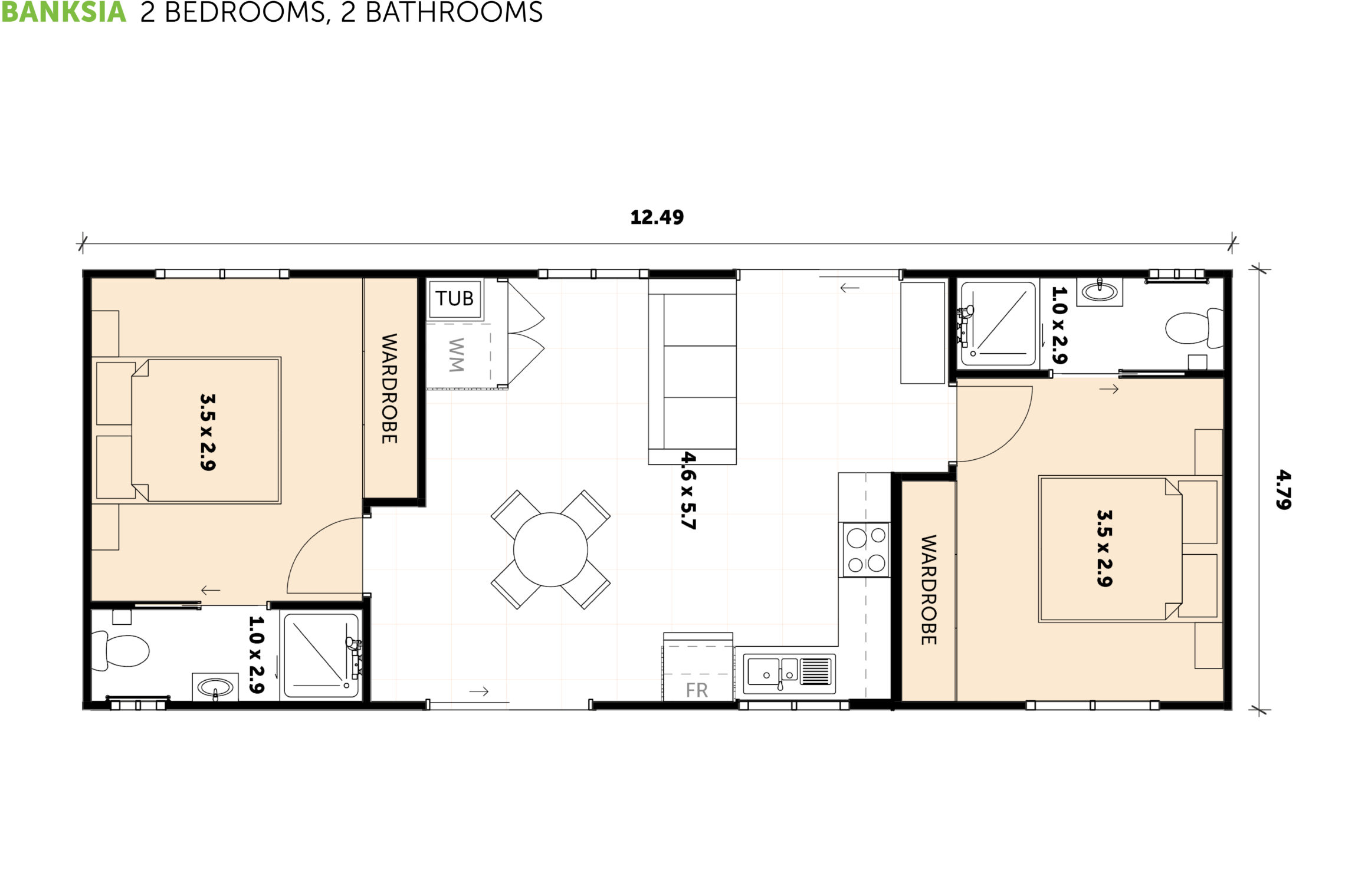 2 Bedroom Designs Page12