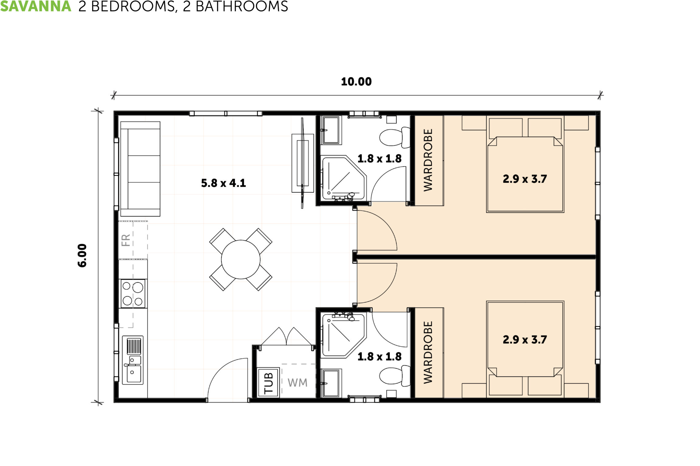 2 Bedroom Designs Page13