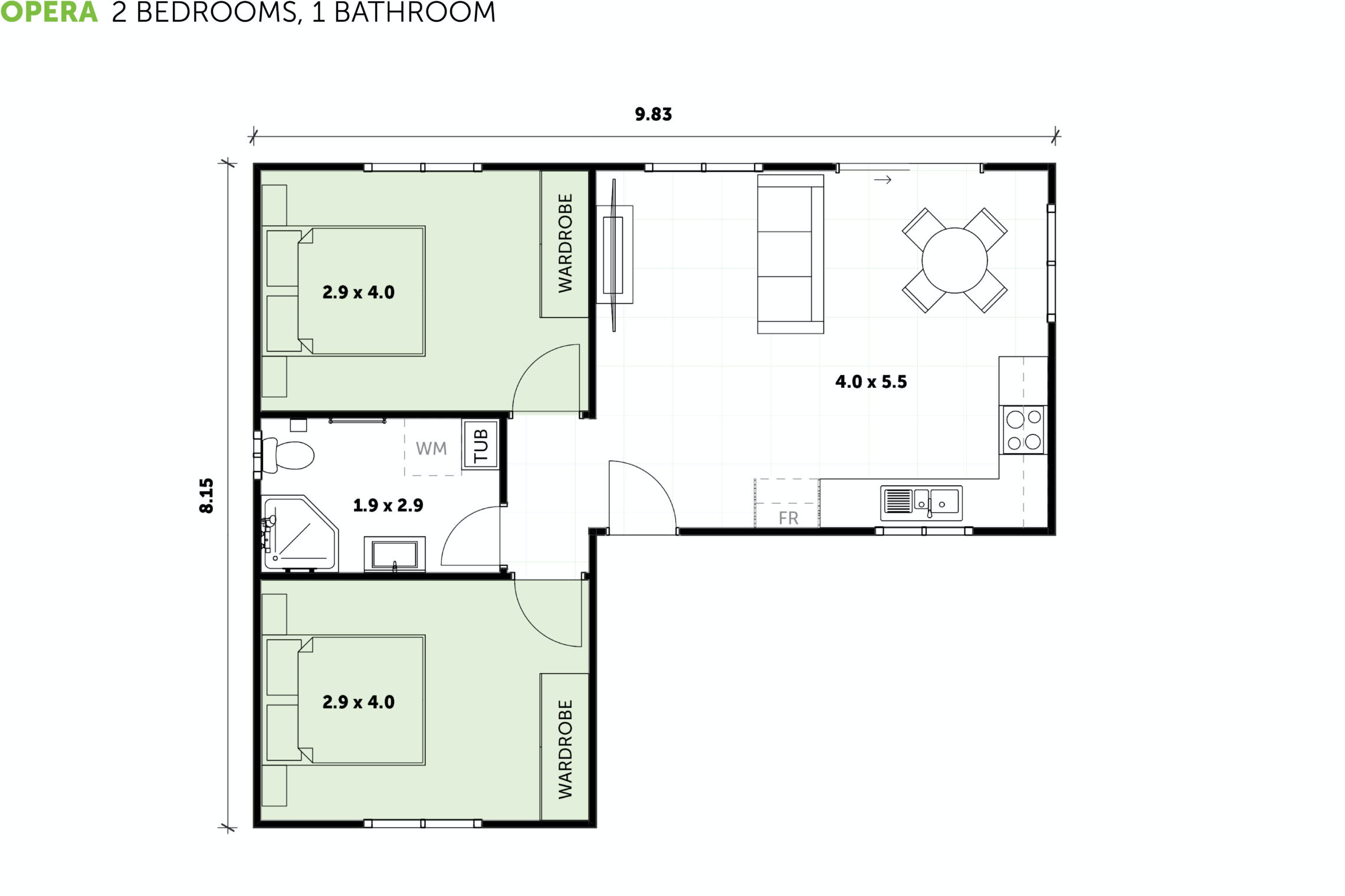 2 Bedroom Designs Page7