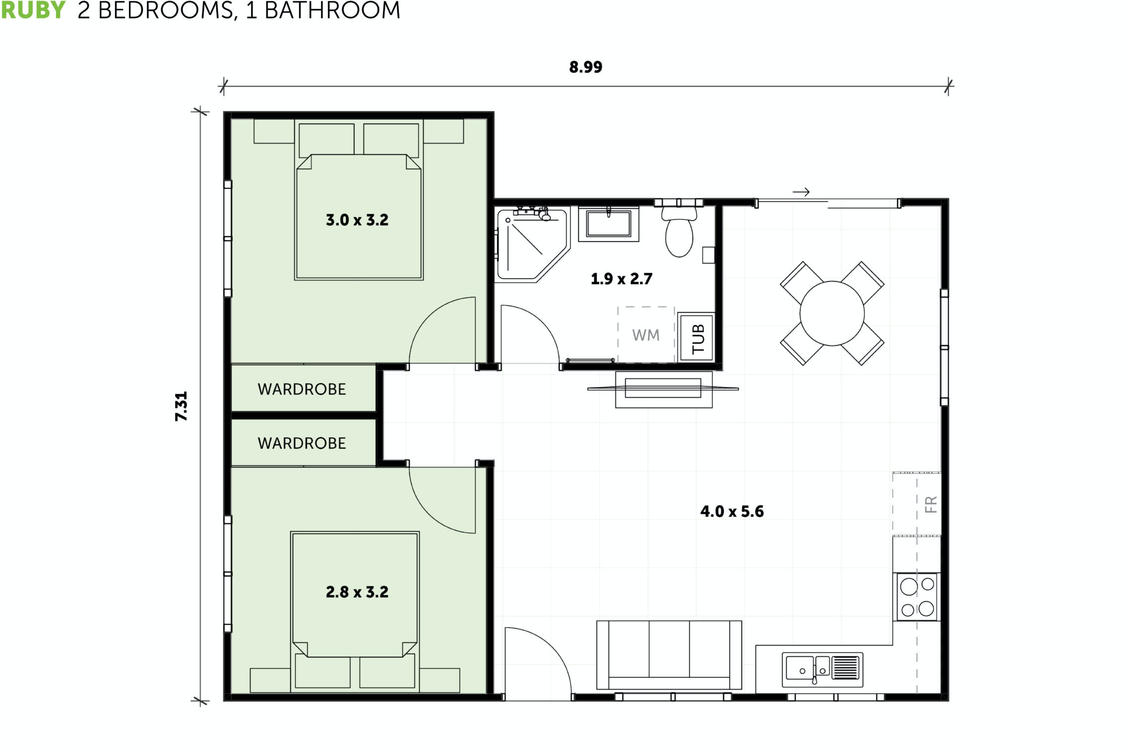 2 Bedroom Designs Page9