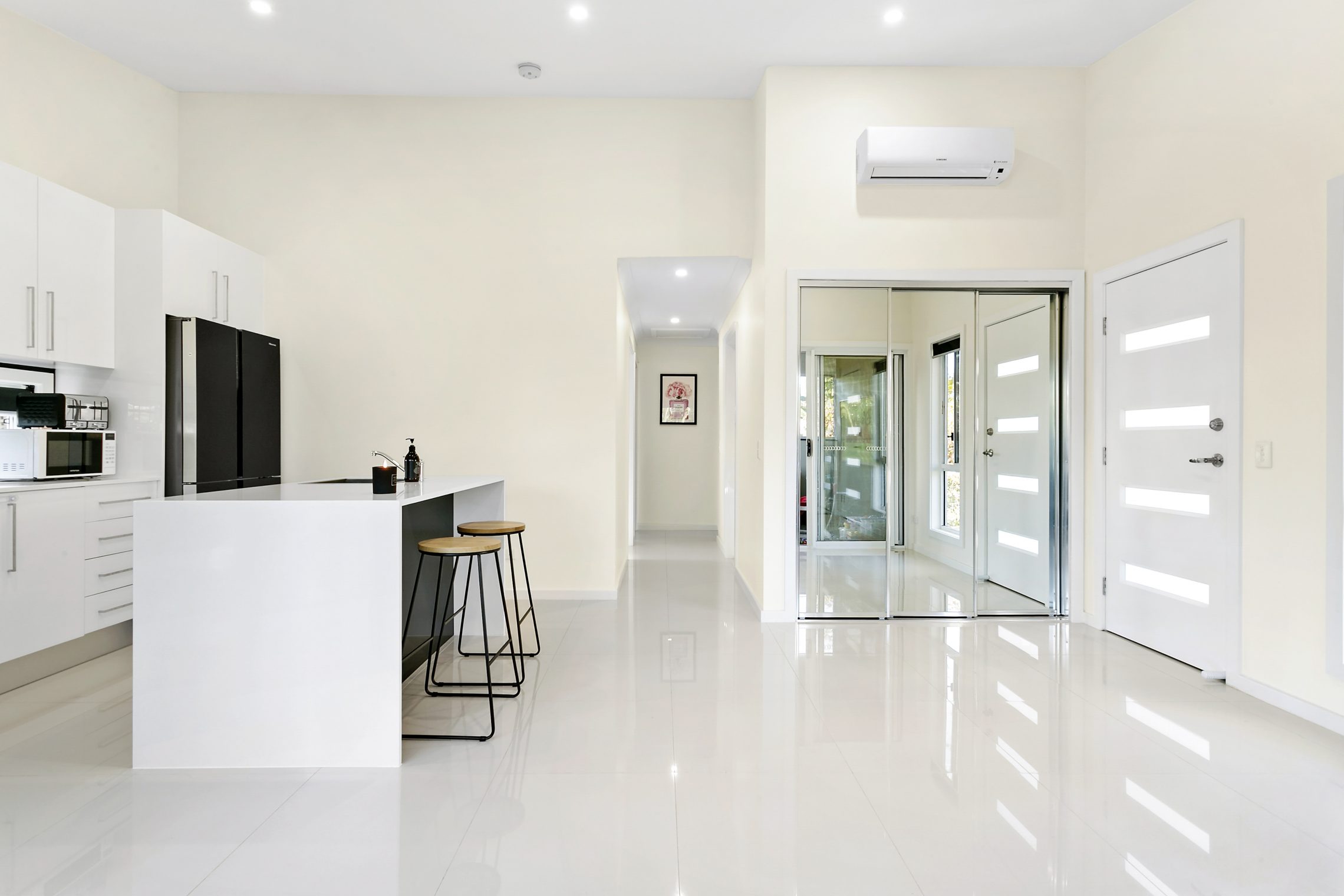 kitchen of a granny flat solutions flat