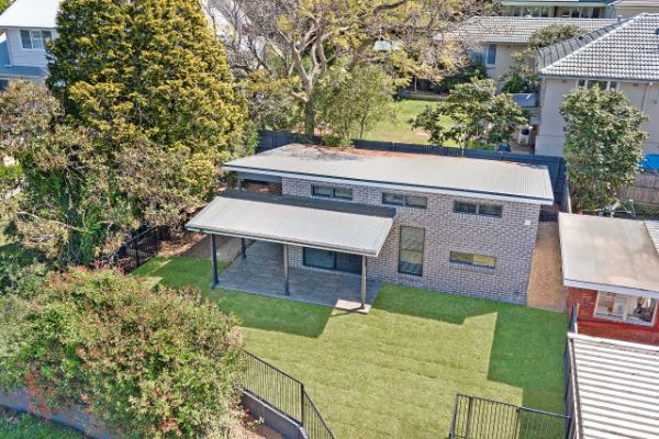 Arial view of central coast granny flat