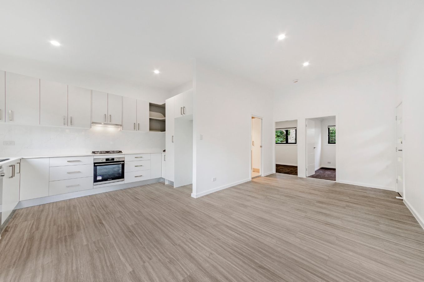 Open floor plan living room