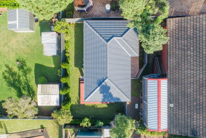 Ariel view of granny flat property