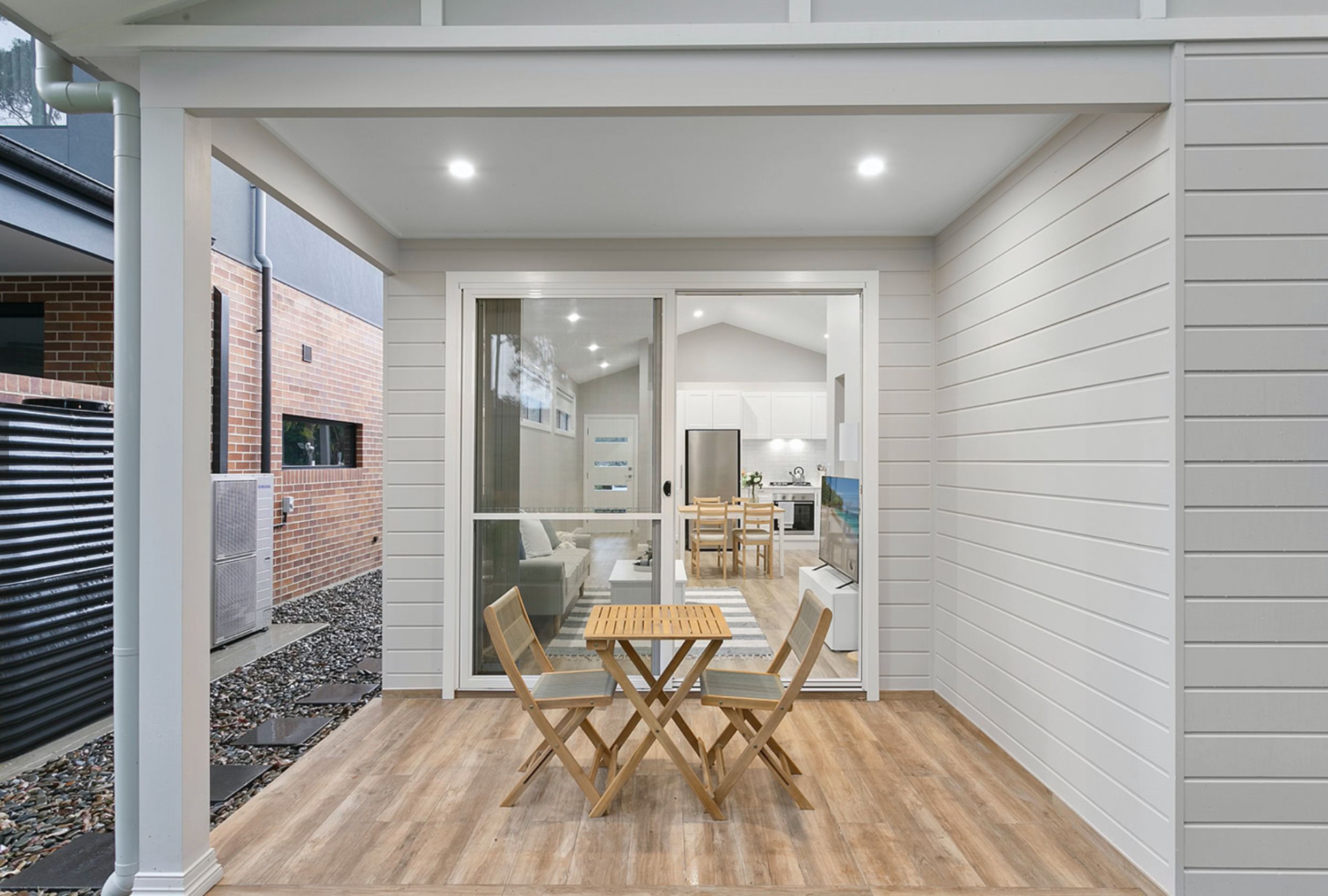 patio outside granny flat